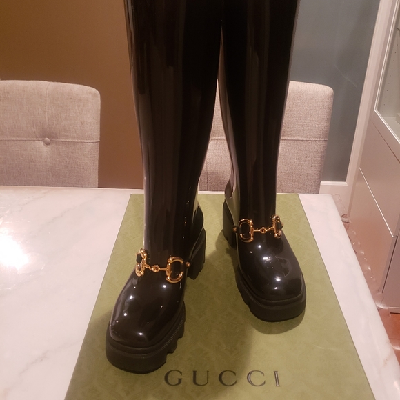 Gucci Black Rain/ Winter Boots - Picture 2 of 8